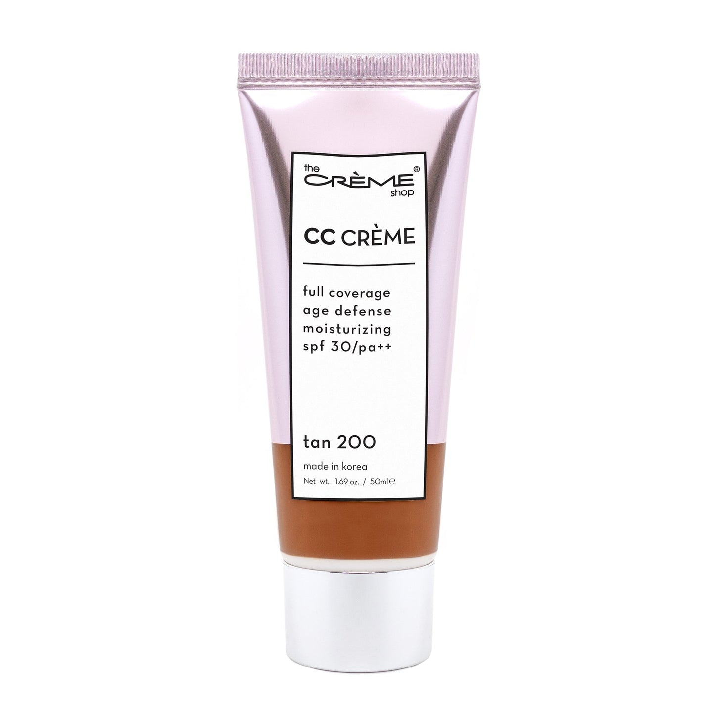 CC Crème | SPF 30 & PA++ Foundations The Crème Shop Tan 200 