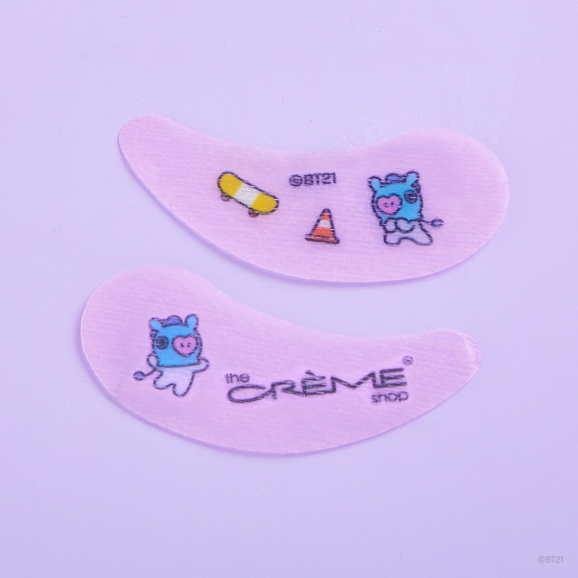 “Pump it up!” MANG Hydrogel Under Eye Patches | Lifting & Refreshing Under Eye Patches The Crème Shop x BT21 