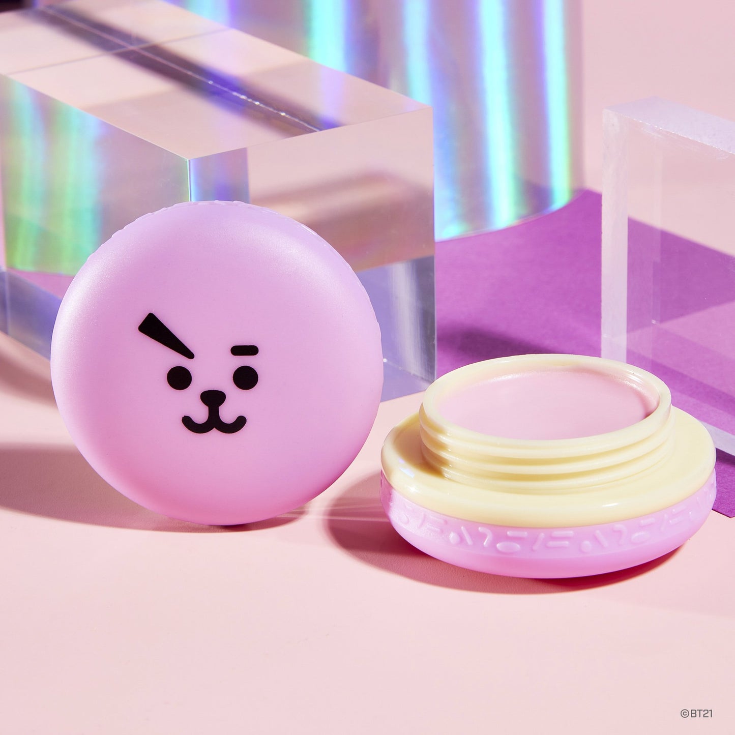 COOKY Macaron Lip Balm - Rose Lip Balms The Crème Shop x BT21 