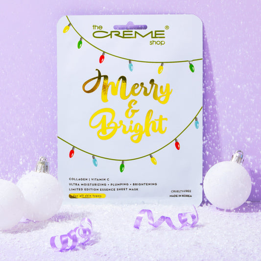 Merry & Bright Postcard Essence Sheet Mask (Set of 5) Holiday Sheet Masks - The Crème Shop 