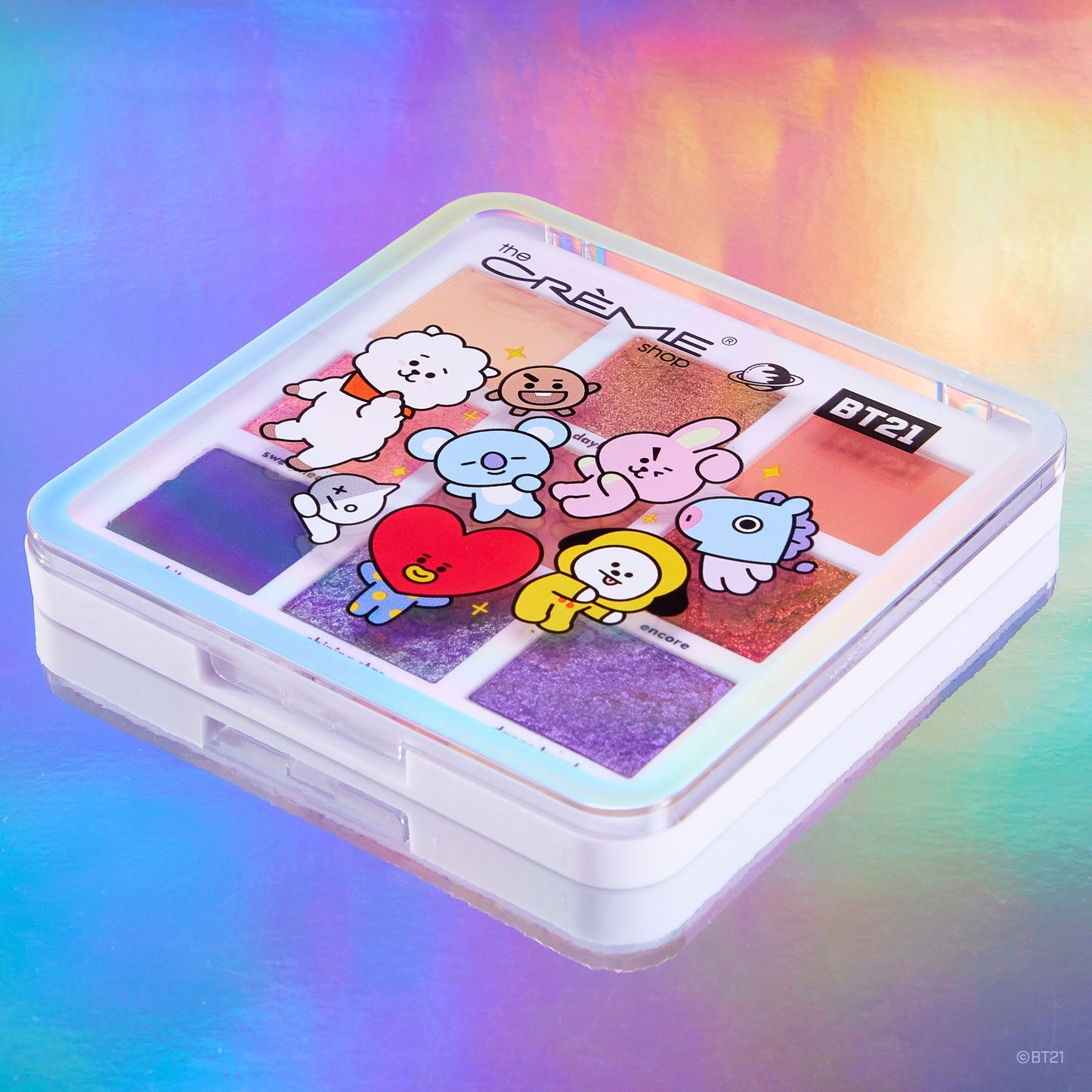 The Crème Shop | BT21: UNIVERSTAR POP Eyeshadow Palette Eyeshadow Palette The Crème Shop x BT21 