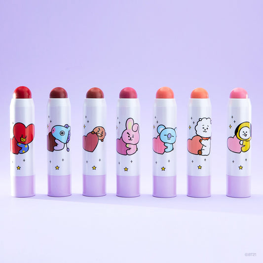 The Crème Shop | BT21: Lip + Cheek Sticks Complete Collection, Set of 7 ($84 Value) Bundles The Crème Shop x BT21 