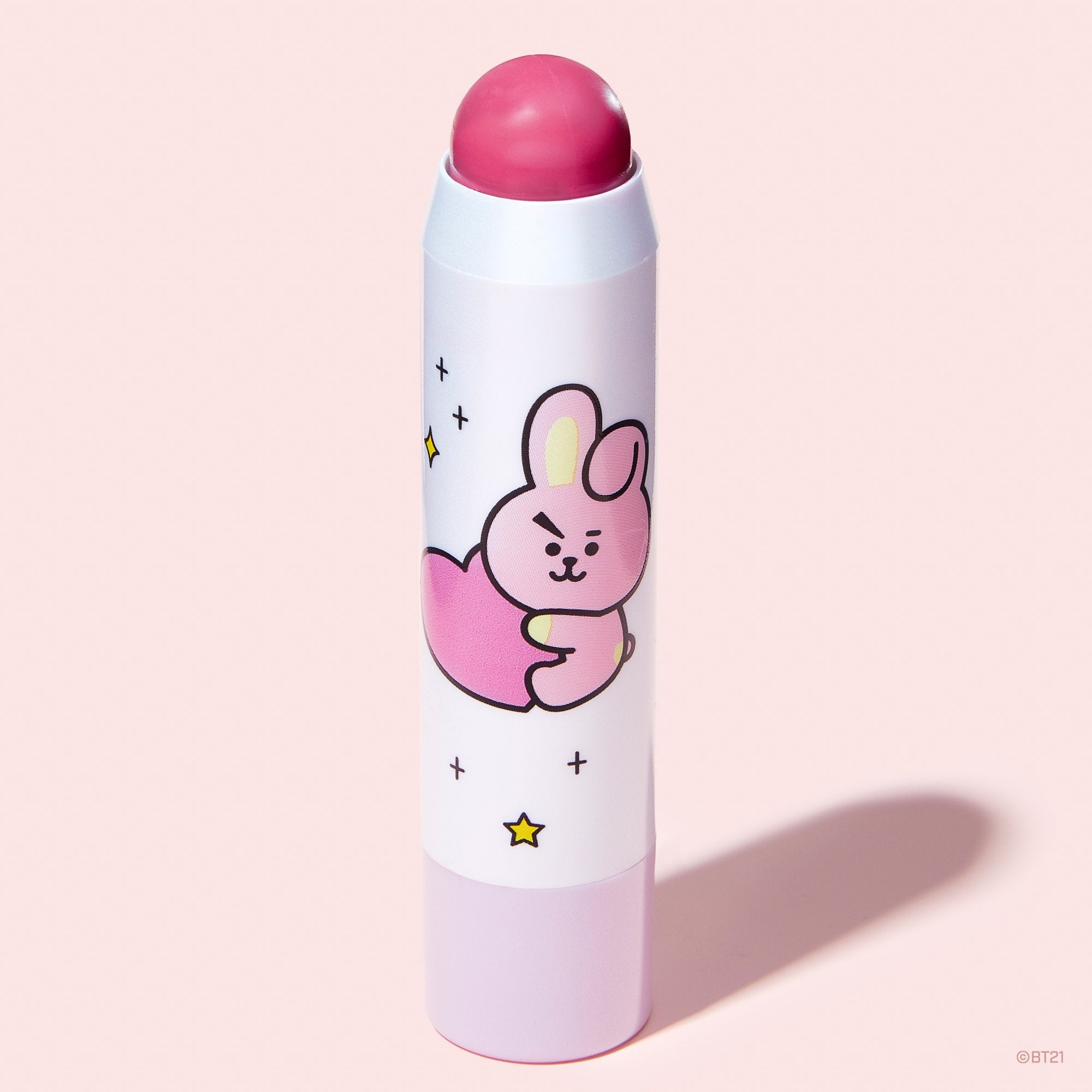 Lip + Cheek Chic Stick | Tinted Essence Stick (Enriched with Hyaluronic Acid & Vitamin E) Lip & Cheek Chic Stick The Crème Shop x BT21 Berry Cute (COOKY) 