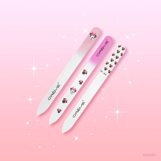 Minnie Mouse Crystal Nail File Set of 3 Nail Files The Crème Shop x Disney 