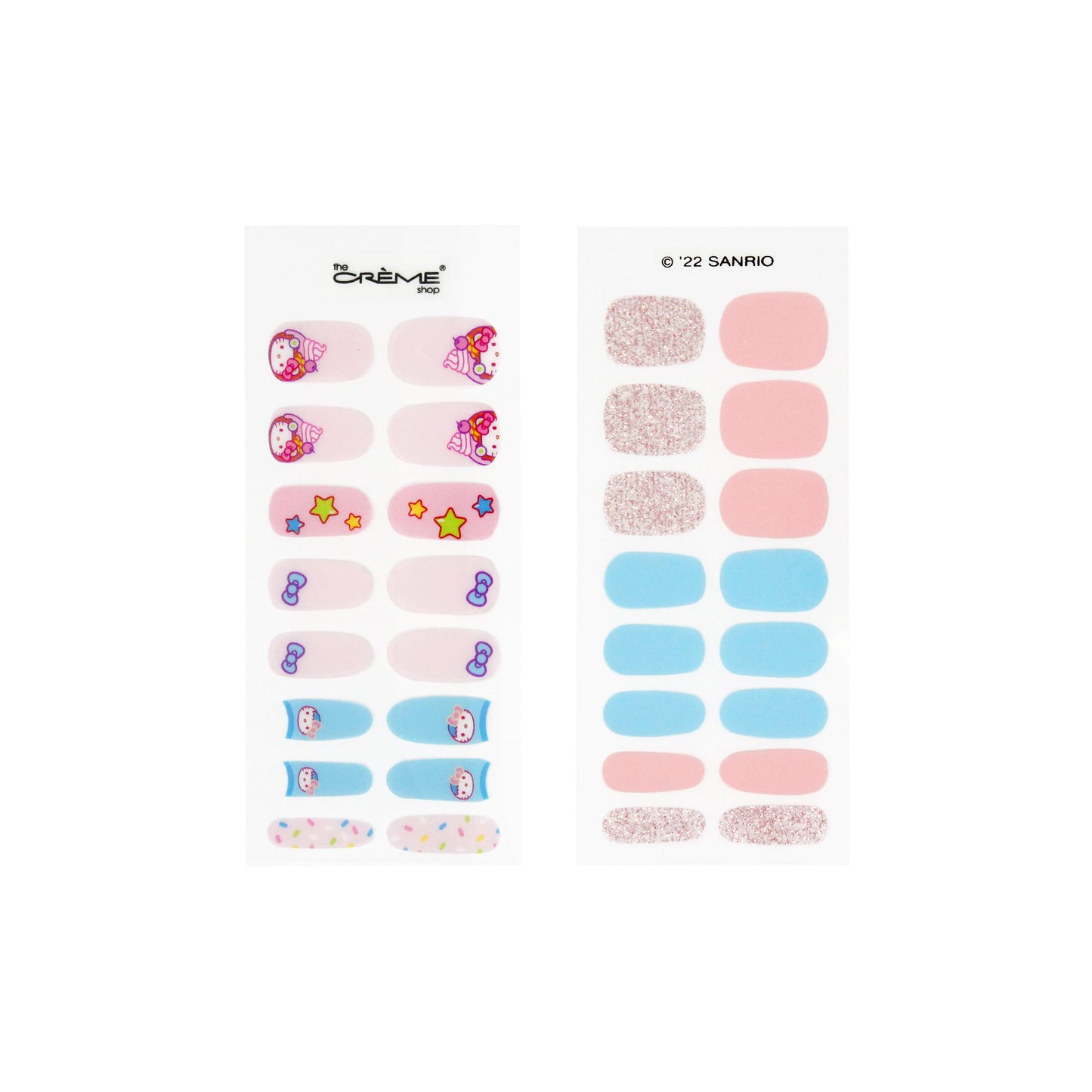 Hello Kitty Gel Nail Strips Kit - "Sweetie Sprinkles" Nail Strips The Crème Shop x Sanrio 