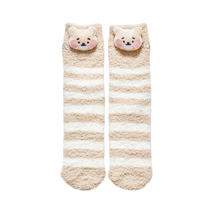 Beary Merry Infused Cozy Socks Socks The Crème Shop 