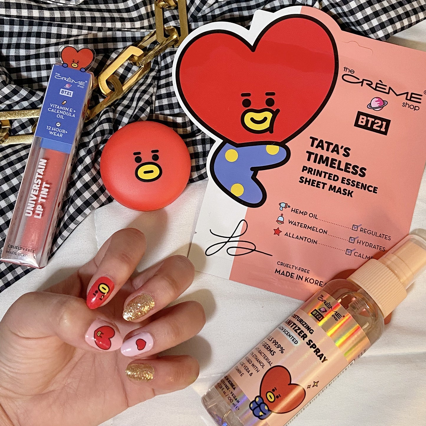 The Crème Shop | BT21: TATA Galactic Love Gel Nail Strips (Set of 35) Nail Strips The Crème Shop x BT21 