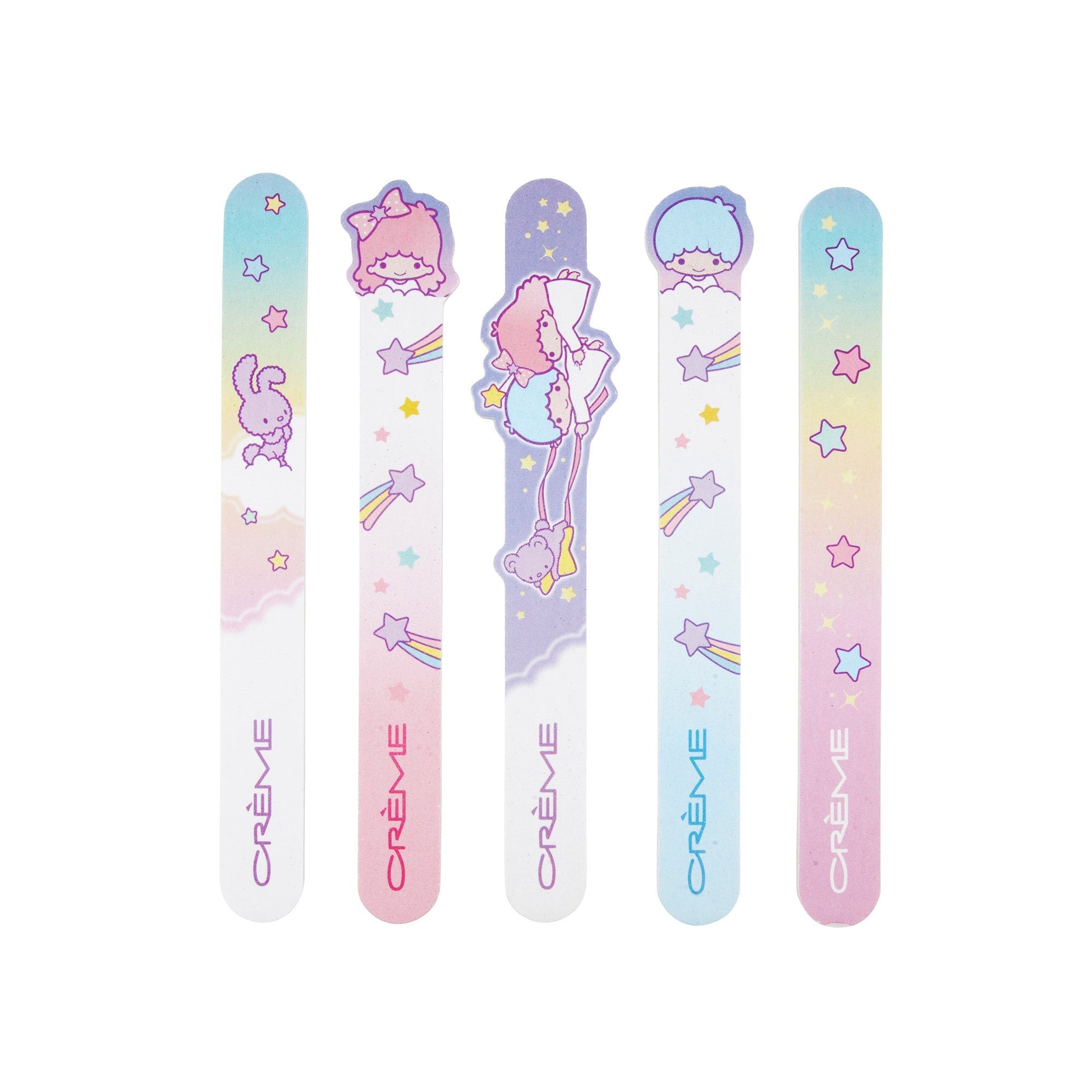 Little Twin Stars Easy Shape Nail File - Set of 5 Nail Files The Crème Shop x Sanrio 