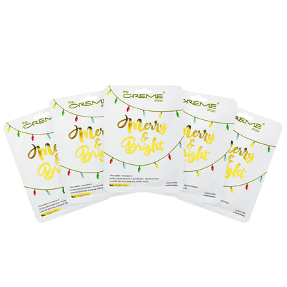 Merry & Bright Postcard Essence Sheet Mask (Set of 5) Holiday Sheet Masks - The Crème Shop 