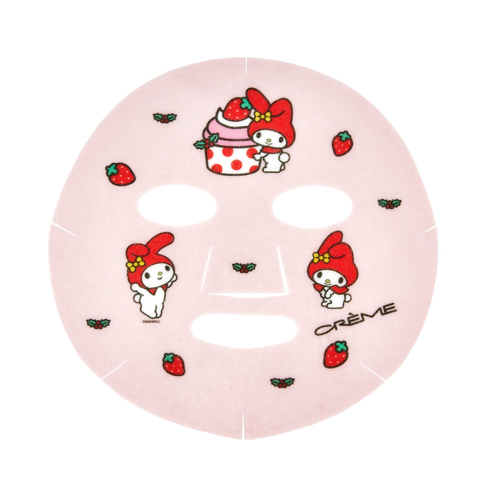 My Melody Strawberry Sweetness Printed Essence Sheet Mask (Set of 3) Sheet Masks The Crème Shop x Sanrio 