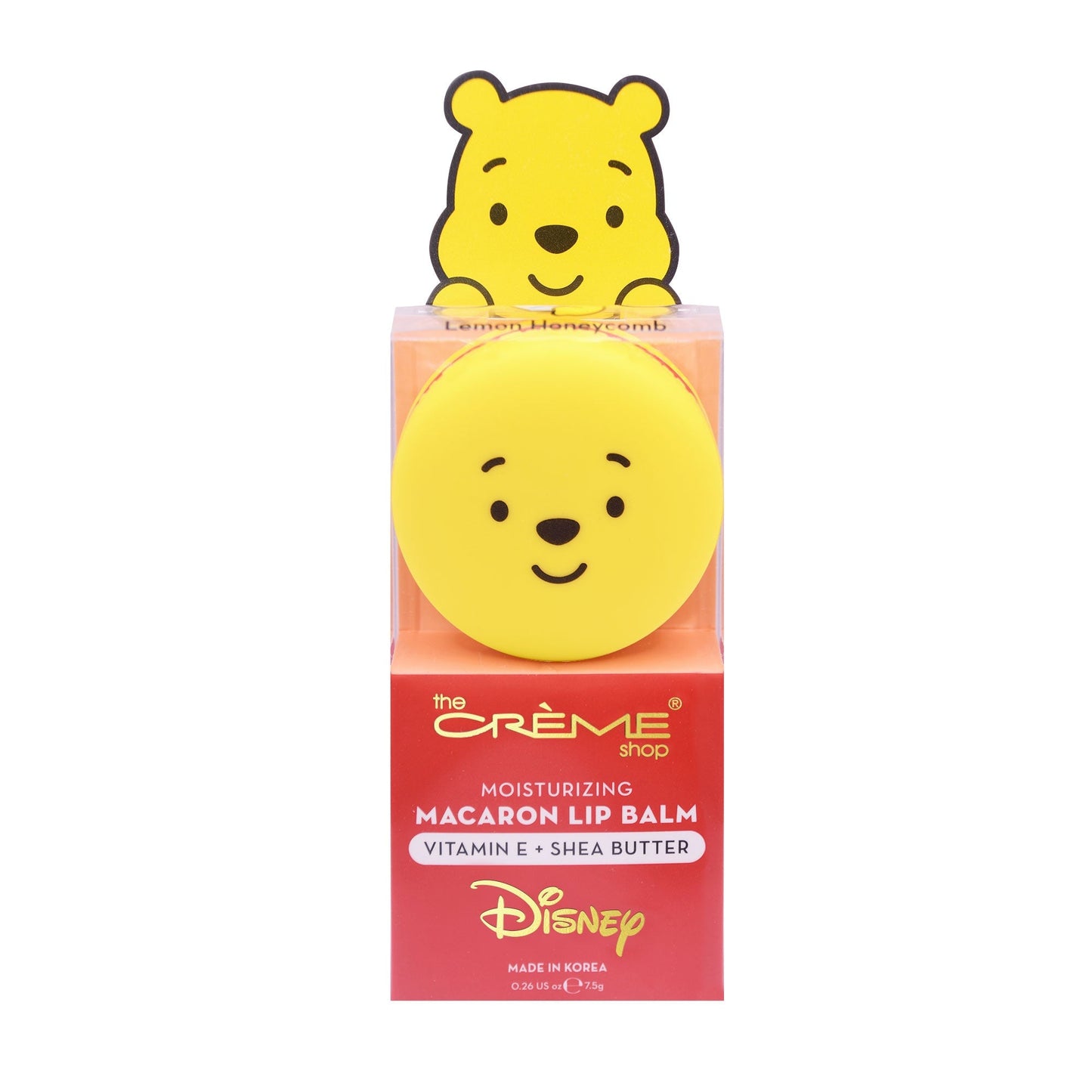 WINNIE THE POOH Macaron Lip Balm - Lemon Honeycomb Lip Balms The Crème Shop x Disney 