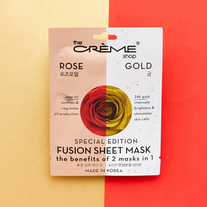 Rose & Gold Fusion Sheet Mask - The Crème Shop