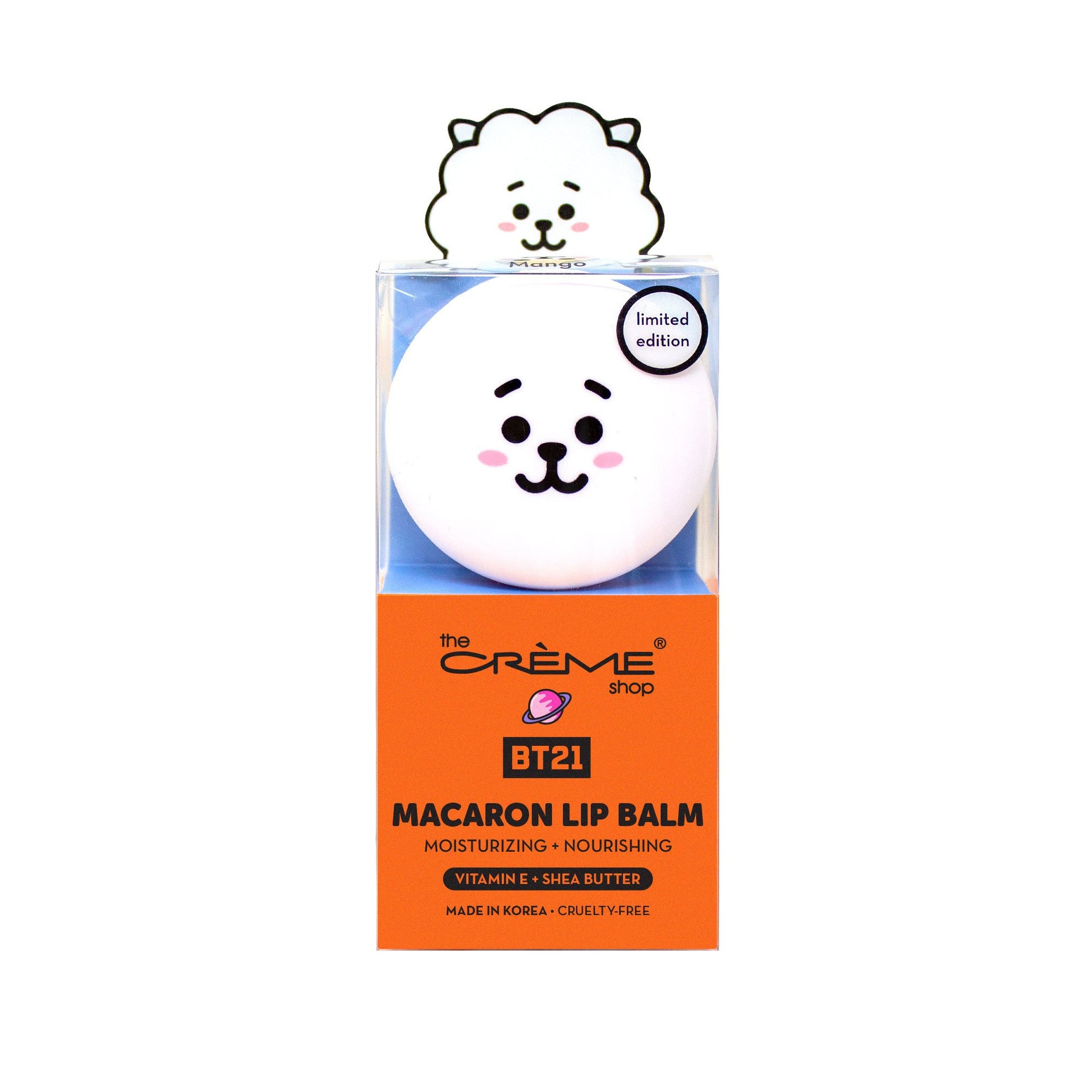 RJ Macaron Lip Balm - Mango Lip Balms The Crème Shop x BT21 