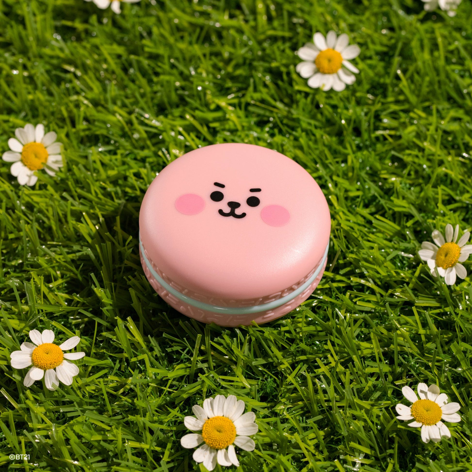 COOKY Macaron Lip Balm - White Peach (Pink Tinted) Lip Balms The Crème Shop x BT21 BABY 