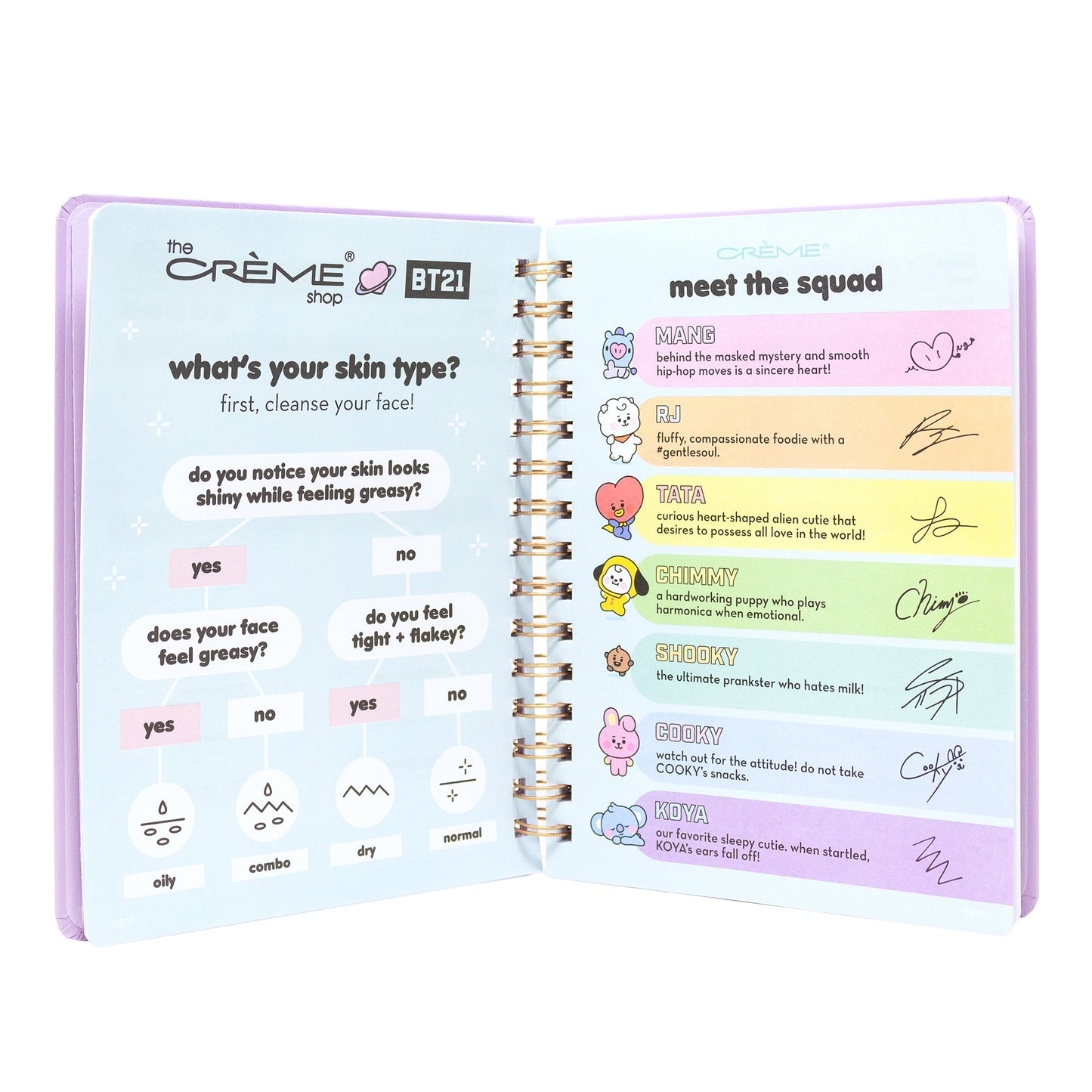 BT21 Baby Skincare Diary Diary The Crème Shop x BT21 BABY 