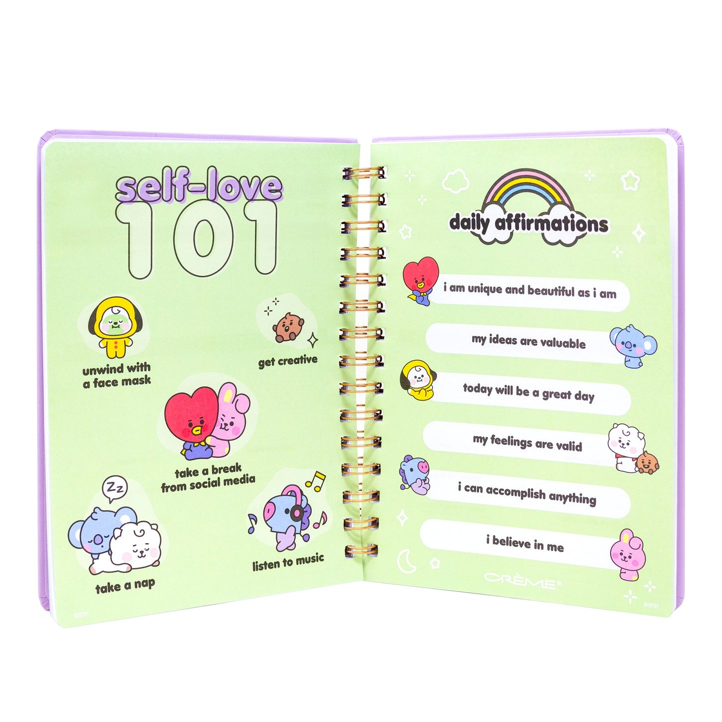 BT21 Baby Skincare Diary Diary The Crème Shop x BT21 BABY 