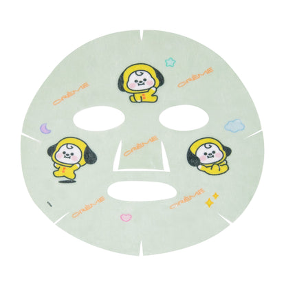 BRIGHT Like Baby CHIMMY Printed Essence Sheet Mask (Niacinamide, Kojic Acid, Grapefruit) Sheet masks The Crème Shop x BT21 BABY 