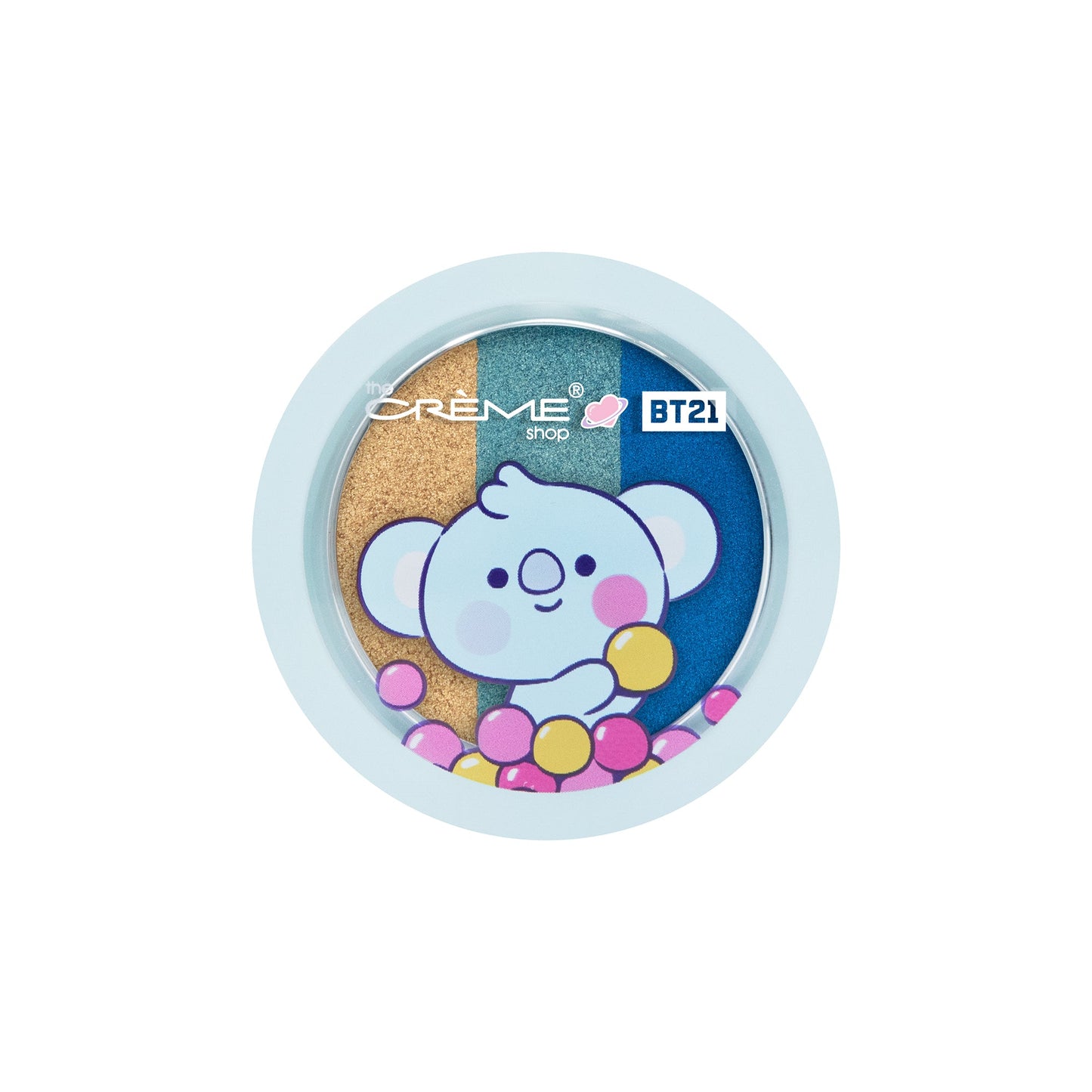 KOYA Ultra-Pigmented Eyeshadow Trio - Blueberry Bon Bon Eyeshadow Trio The Crème Shop x BT21 BABY 