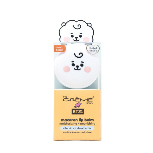 RJ Macaron Lip Balm - Honeydew (Coral Tinted) Lip Balms The Crème Shop x BT21 BABY 