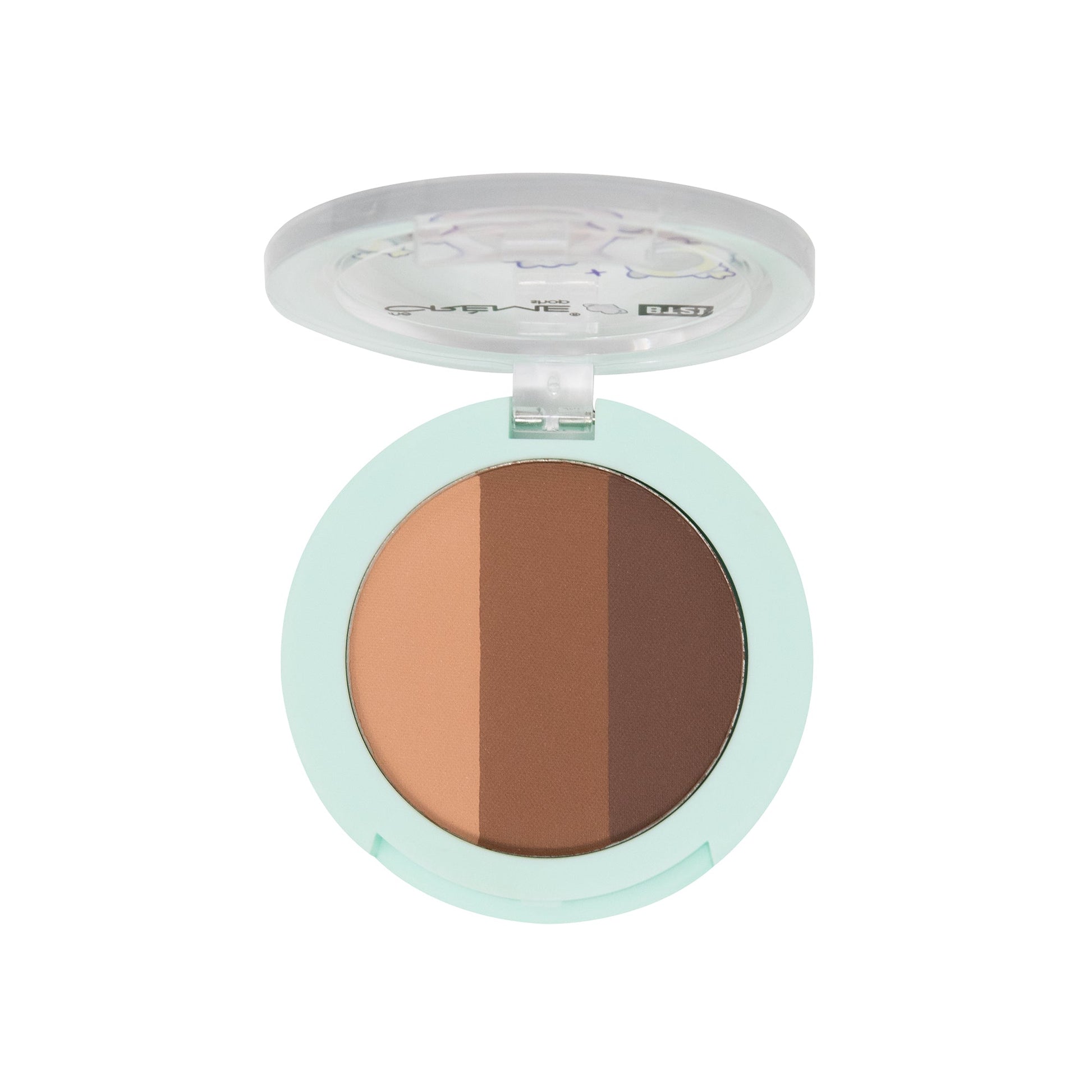 SHOOKY Ultra-Pigmented Eyeshadow Trio - Cookies & Creme Eyeshadow Trio The Crème Shop x BT21 BABY 