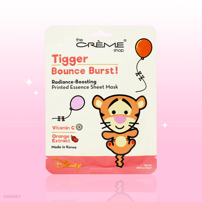 BOUNCE BURST! Tigger Printed Essence Sheet Mask Sheet masks The Crème Shop x Disney 